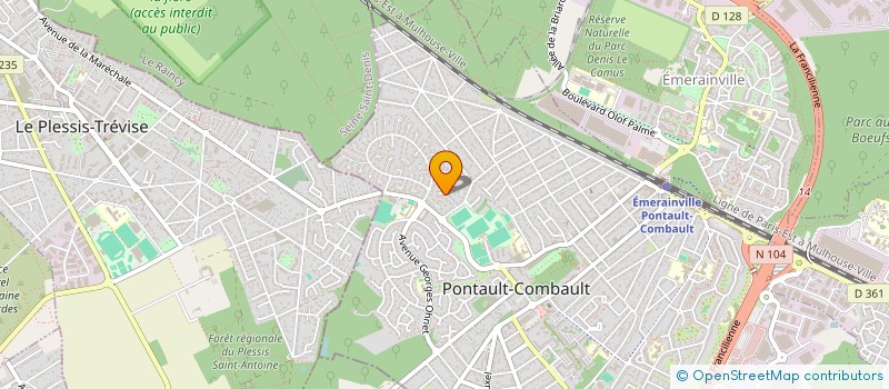 localisation de l'entreprise MONSIEUR MAXIME ROUSSELLE à PONTAULT-COMBAULT