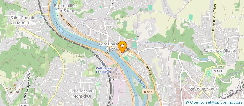 localisation de l'entreprise MONSIEUR MAXIME ROUTIER  FONTAINES-SUR-SAONE