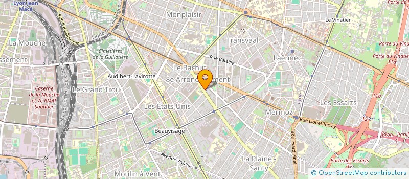 localisation de l'entreprise MONSIEUR MAXIME ROUX  LYON