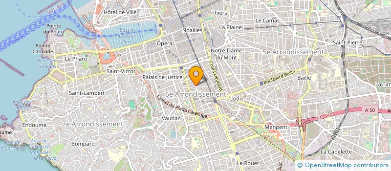 localisation de l'entreprise MONSIEUR MAXIME ROVELLA  MARSEILLE