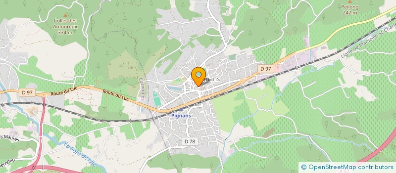 localisation de l'entreprise MONSIEUR MAXIME RUPERTI  PIGNANS