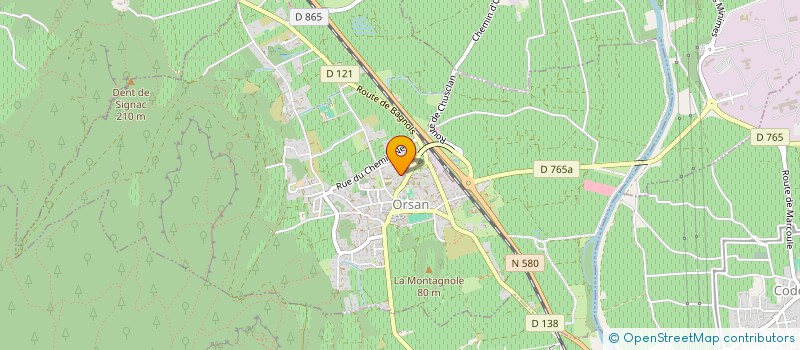 localisation de l'entreprise MONSIEUR MAXIME RUZZON  ORSAN