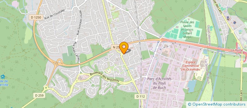 localisation de l'entreprise MONSIEUR MAXIME SAGNES à LA TESTE-DE-BUCH
