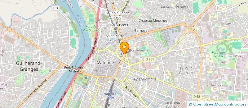 localisation de l'entreprise MONSIEUR MAXIME SAILLARD  VALENCE