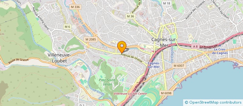 localisation de l'entreprise MONSIEUR MAXIME SAINT-JEAN à CAGNES-SUR-MER