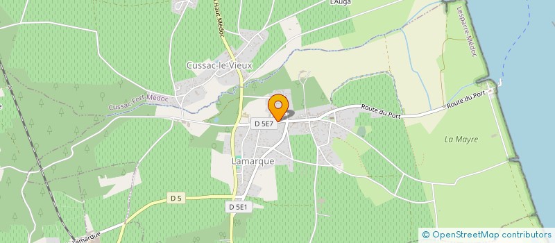 localisation de l'entreprise MONSIEUR MAXIME SAINT MARTIN à LAMARQUE