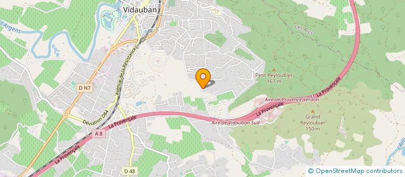 localisation de l'entreprise MONSIEUR MAXIME SAINT-MAXENT  VIDAUBAN