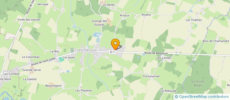 localisation de l'entreprise MONSIEUR MAXIME SAINTVOIRIN à LESCHEROUX