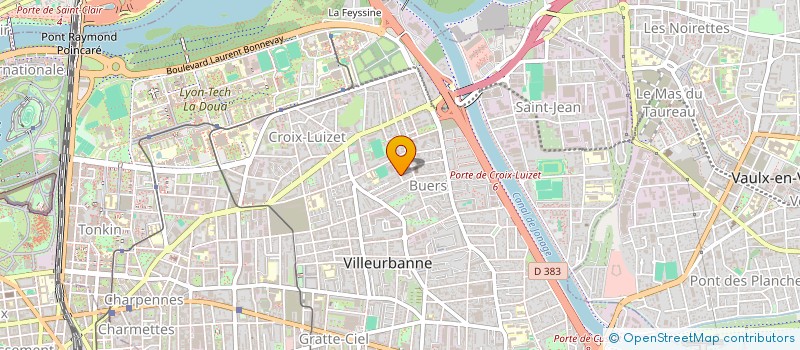 localisation de l'entreprise MONSIEUR MAXIME SALAMO  VILLEURBANNE