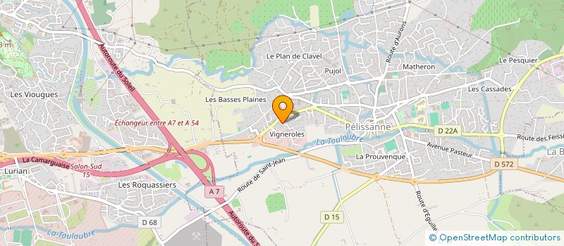 localisation de l'entreprise MONSIEUR MAXIME SALAS  PELISSANNE