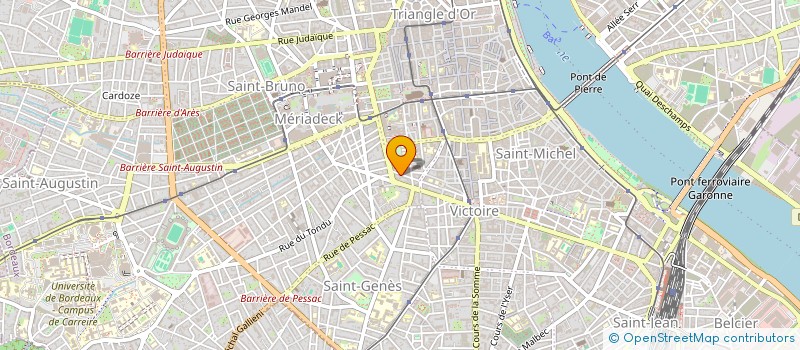 localisation de l'entreprise MONSIEUR MAXIME SALLENAVE à BORDEAUX