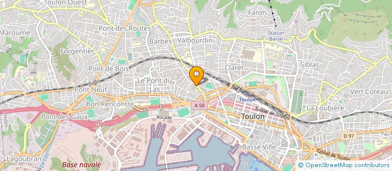 localisation de l'entreprise MONSIEUR MAXIME SAMBRES  TOULON