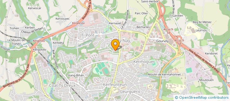 localisation de l'entreprise MONSIEUR MAXIME SAMZUN à QUIMPER