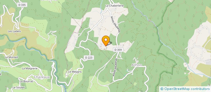 localisation de l'entreprise MONSIEUR MAXIME SANCHEZ à AILHON