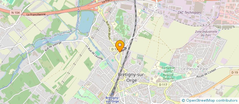 localisation de l'entreprise MONSIEUR MAXIME SANCHEZ à BRETIGNY-SUR-ORGE