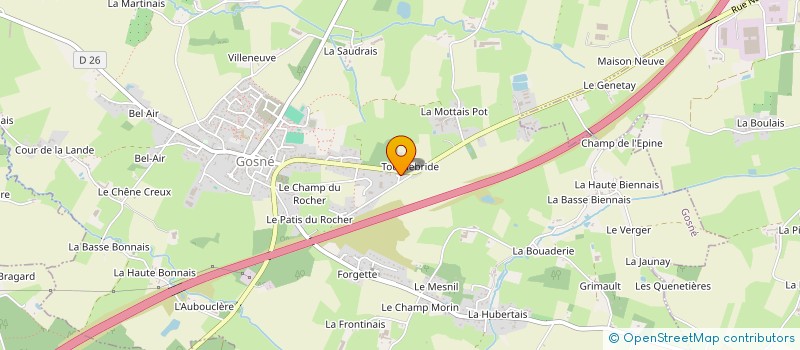 localisation de l'entreprise MONSIEUR MAXIME SANCIER  GOSNE