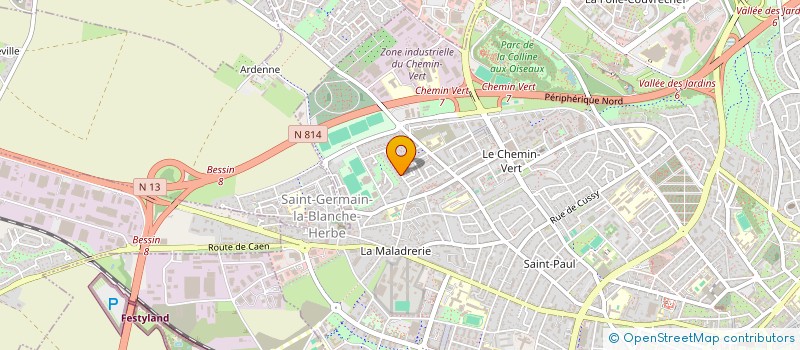 localisation de l'entreprise MONSIEUR MAXIME SANNIER  CAEN