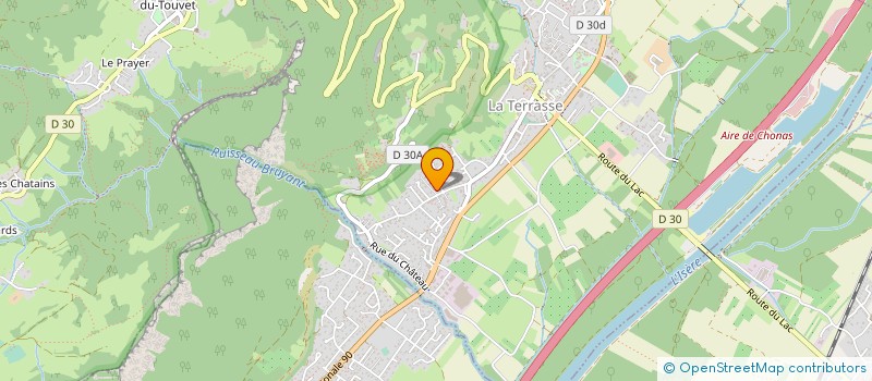 localisation de l'entreprise MONSIEUR MAXIME SASSO  LA TERRASSE