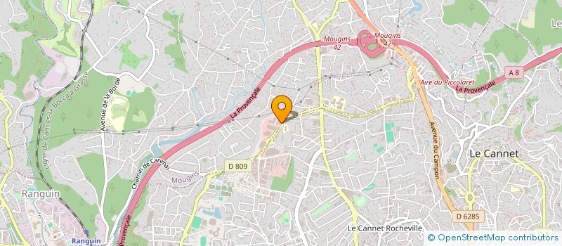 localisation de l'entreprise MONSIEUR MAXIME SAUCLES à MOUGINS