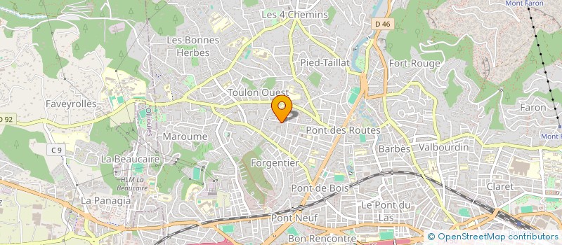 localisation de l'entreprise MONSIEUR MAXIME SAUDES à TOULON