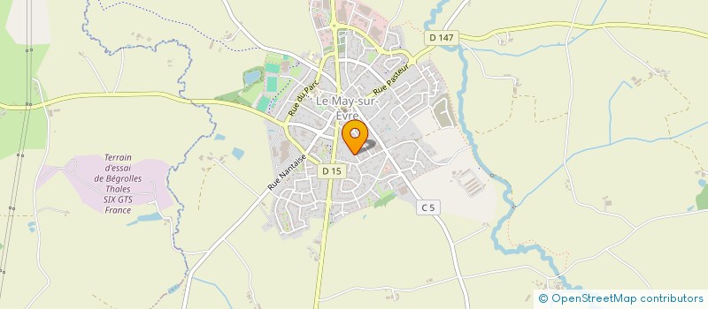 localisation de l'entreprise MONSIEUR MAXIME SAUVAGET  LE MAY-SUR-EVRE