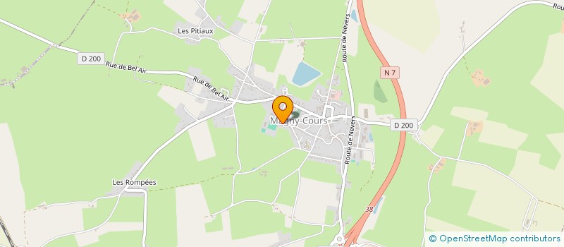 localisation de l'entreprise MONSIEUR MAXIME SAUVEGRAIN à MAGNY-COURS