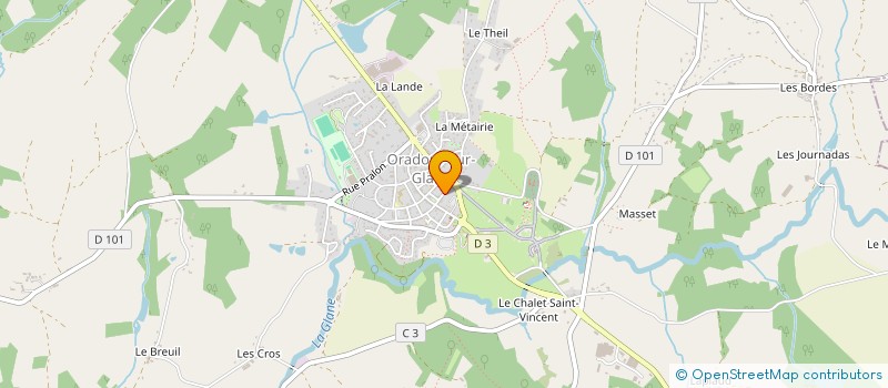 localisation de l'entreprise MONSIEUR MAXIME SAVIGNAT à ORADOUR-SUR-GLANE