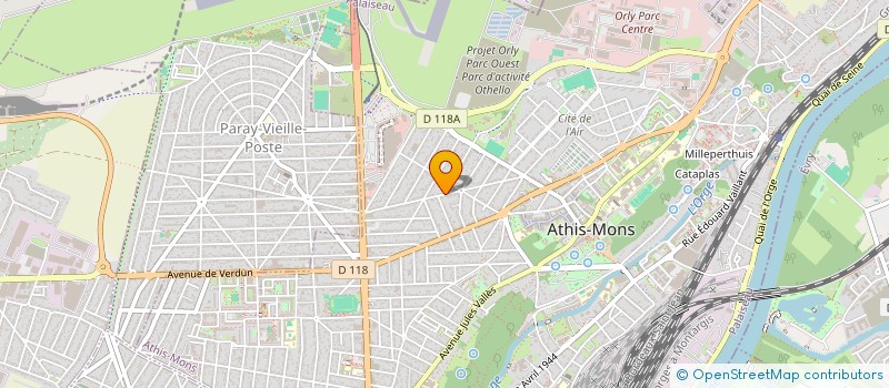 localisation de l'entreprise MONSIEUR MAXIME SCARAVELLA à ATHIS-MONS