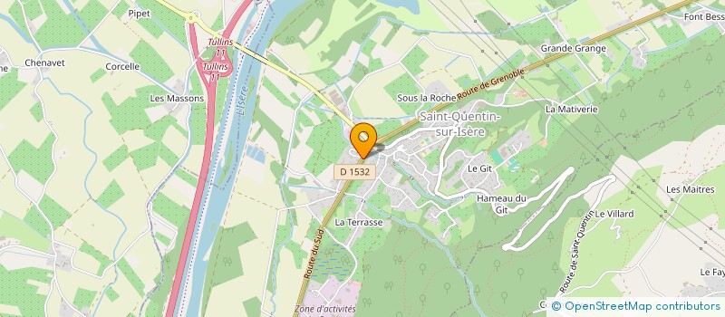 localisation de l'entreprise MONSIEUR MAXIME SCARINGELLA  SAINT-QUENTIN-SUR-ISERE