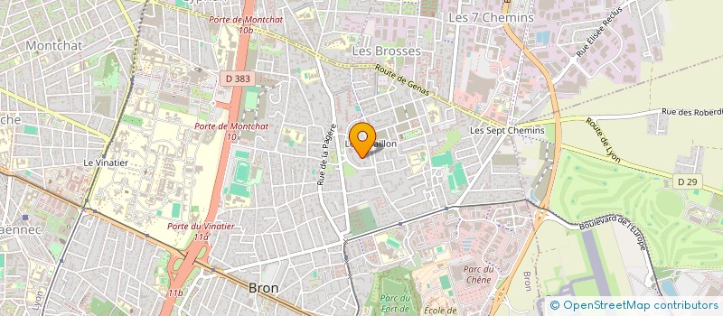 localisation de l'entreprise MONSIEUR MAXIME SCHAEFFER  BRON