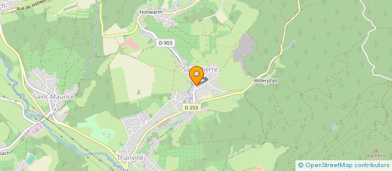 localisation de l'entreprise MONSIEUR MAXIME SCHMITT  SAINT-PIERRE-BOIS