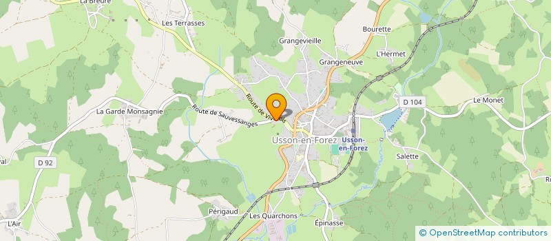 localisation de l'entreprise MONSIEUR MAXIME SCHNEIDER  CRAPONNE-SUR-ARZON