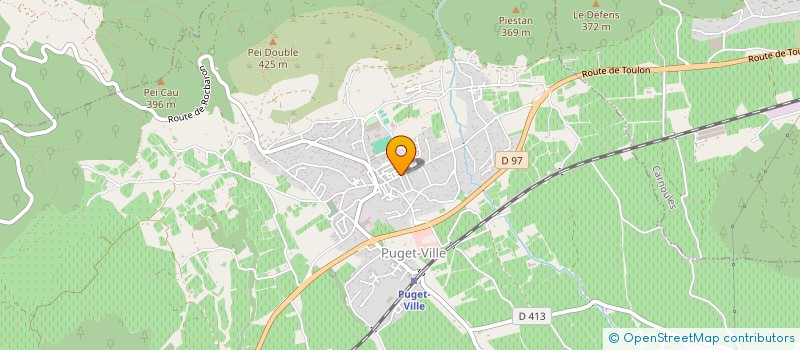 localisation de l'entreprise MONSIEUR MAXIME SCIARRINO  PUGET-VILLE