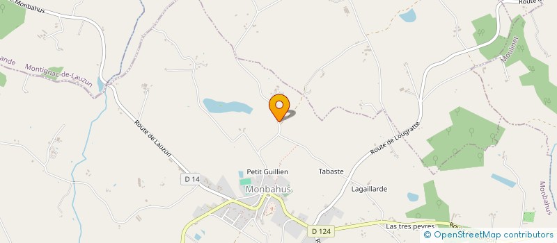 localisation de l'entreprise MONSIEUR MAXIME SECKEL  MONBAHUS