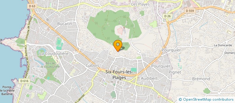localisation de l'entreprise MONSIEUR MAXIME SEGUIN à SIX-FOURS-LES-PLAGES