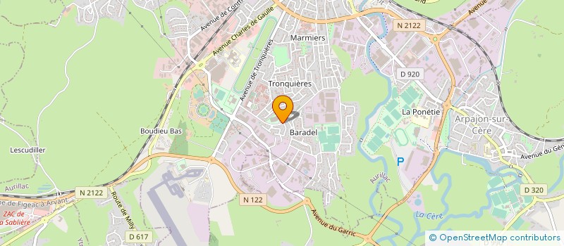localisation de l'entreprise MONSIEUR MAXIME SEILLIER à AURILLAC