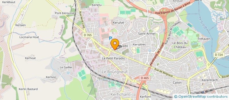 localisation de l'entreprise MONSIEUR MAXIME SELLIN  LORIENT