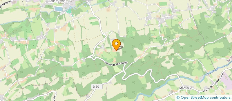 localisation de l'entreprise MONSIEUR MAXIME SENECLOZE  ANNEYRON