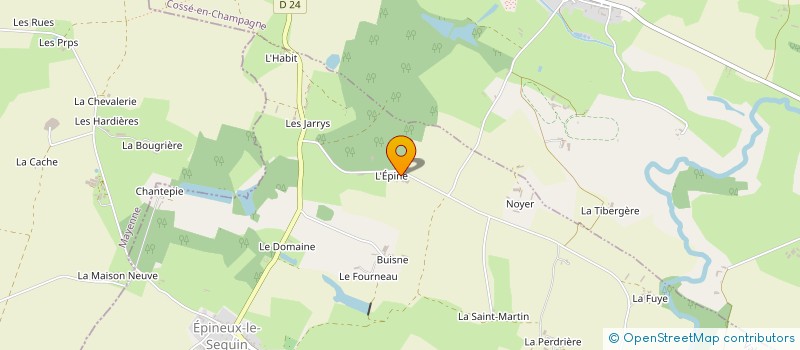 localisation de l'entreprise MONSIEUR MAXIME SERGENT  SAULGES