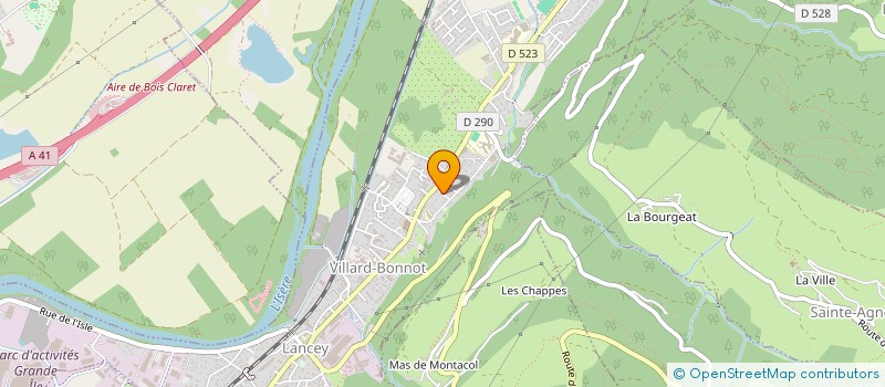 localisation de l'entreprise MONSIEUR MAXIME SERPINET  VILLARD-BONNOT