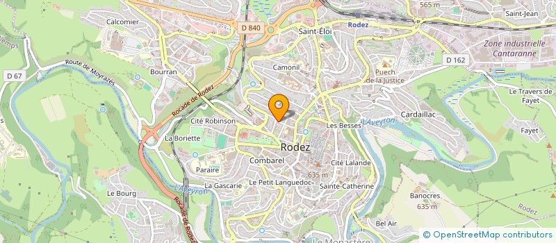 localisation de l'entreprise MONSIEUR MAXIME SERRES à RODEZ