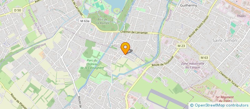 localisation de l'entreprise MONSIEUR MAXIME SERY  CUGNAUX