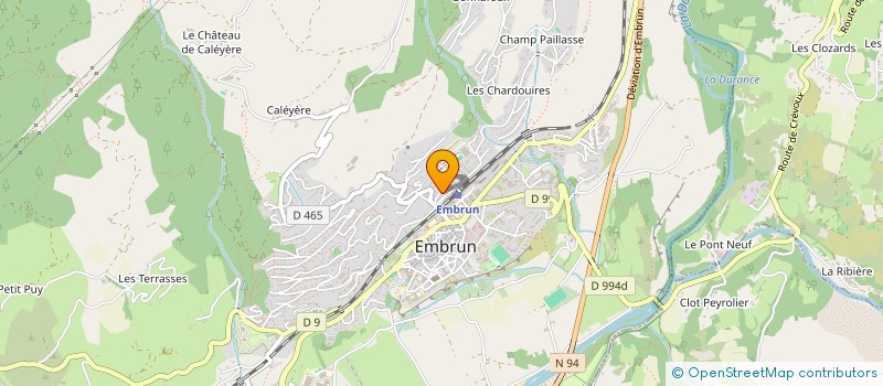 localisation de l'entreprise MONSIEUR MAXIME SILVE  EMBRUN