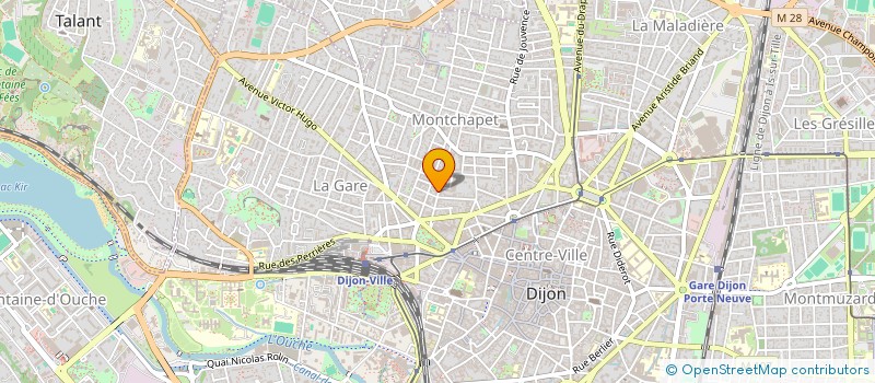 localisation de l'entreprise MONSIEUR MAXIME SIMONIN à DIJON