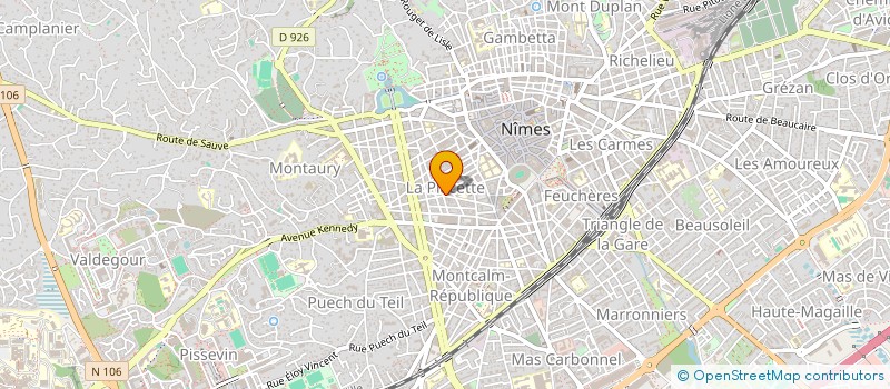 localisation de l'entreprise MONSIEUR MAXIME SIMONPIERI  NIMES