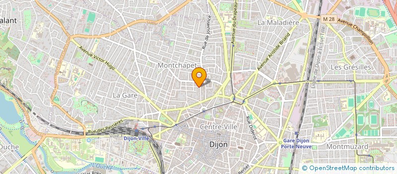 localisation de l'entreprise MONSIEUR MAXIME SLOMA à DIJON