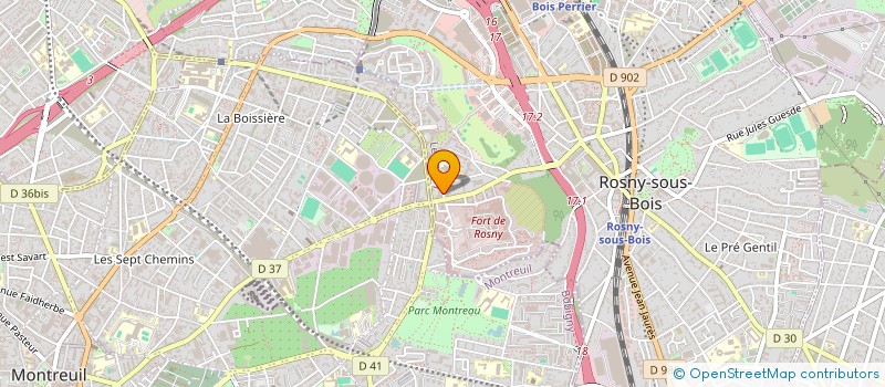 localisation de l'entreprise MONSIEUR MAXIME SOLDANO  ROSNY-SOUS-BOIS