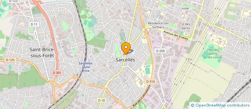 localisation de l'entreprise MONSIEUR MAXIME SOLERE  SARCELLES