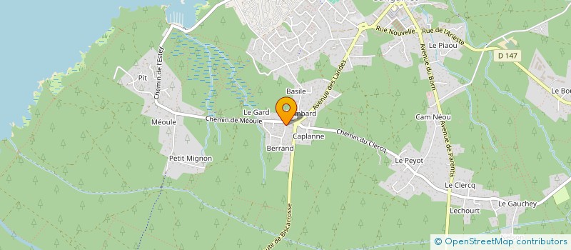 localisation de l'entreprise MONSIEUR MAXIME SOMARRIBA  SANGUINET