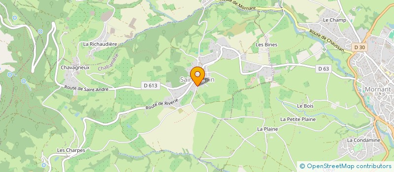 localisation de l'entreprise MONSIEUR MAXIME SOMBRET  CHABANIERE